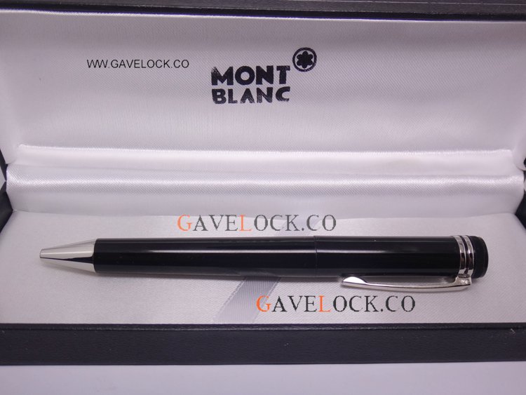 Heritage 1912 Capless Black & Silver Ballpoint Pen / Mont Blanc Copy Pens